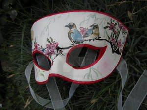 Chinese Painted Leather Mask