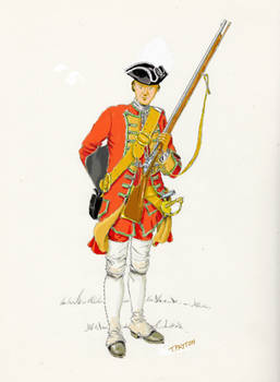 British 48th Regiment of Foot, 1755