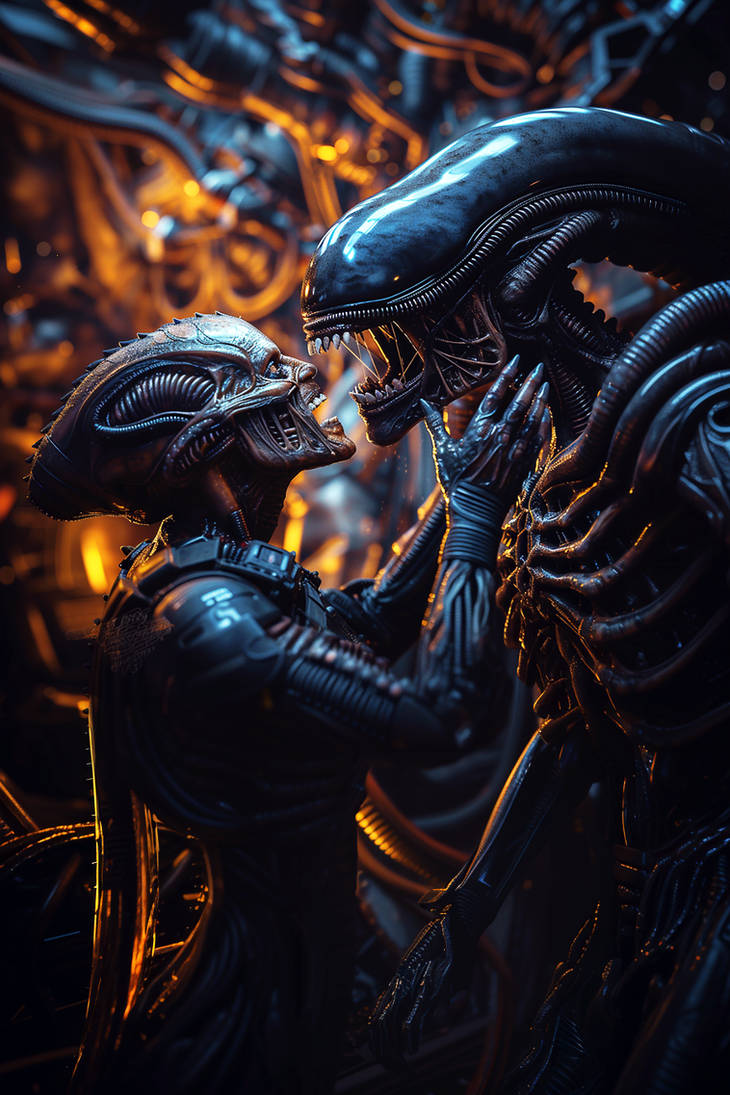 Alien Character Falling Alien: Falling in Love by NeantAI on DeviantArt