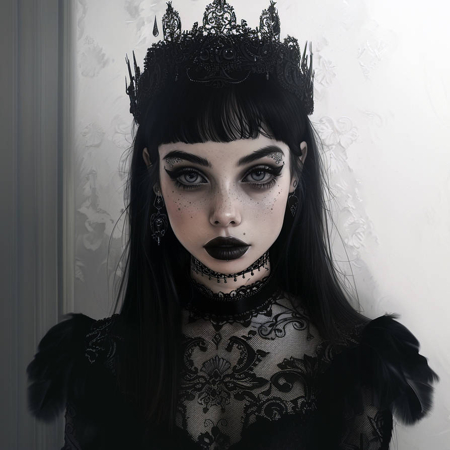Goth Princess 4/ by NeantAI on DeviantArt