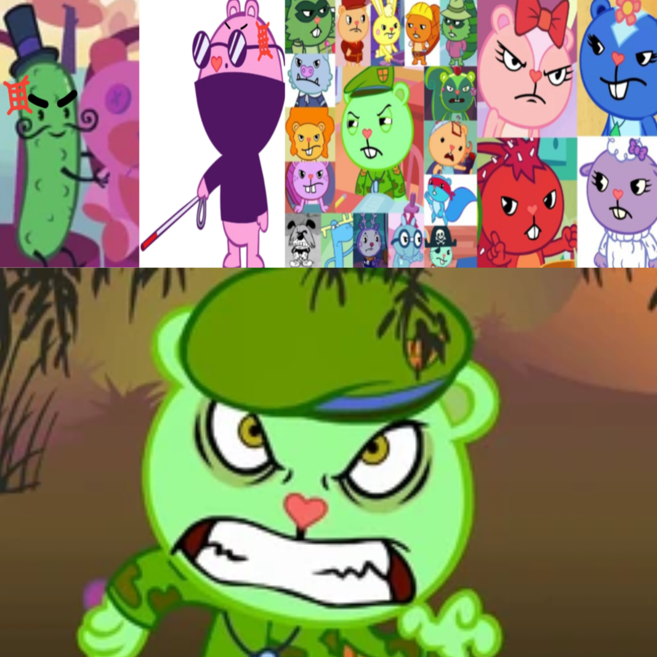 HTF GANG ANGRY TEMPLATE by OctavioArenas17 on DeviantArt