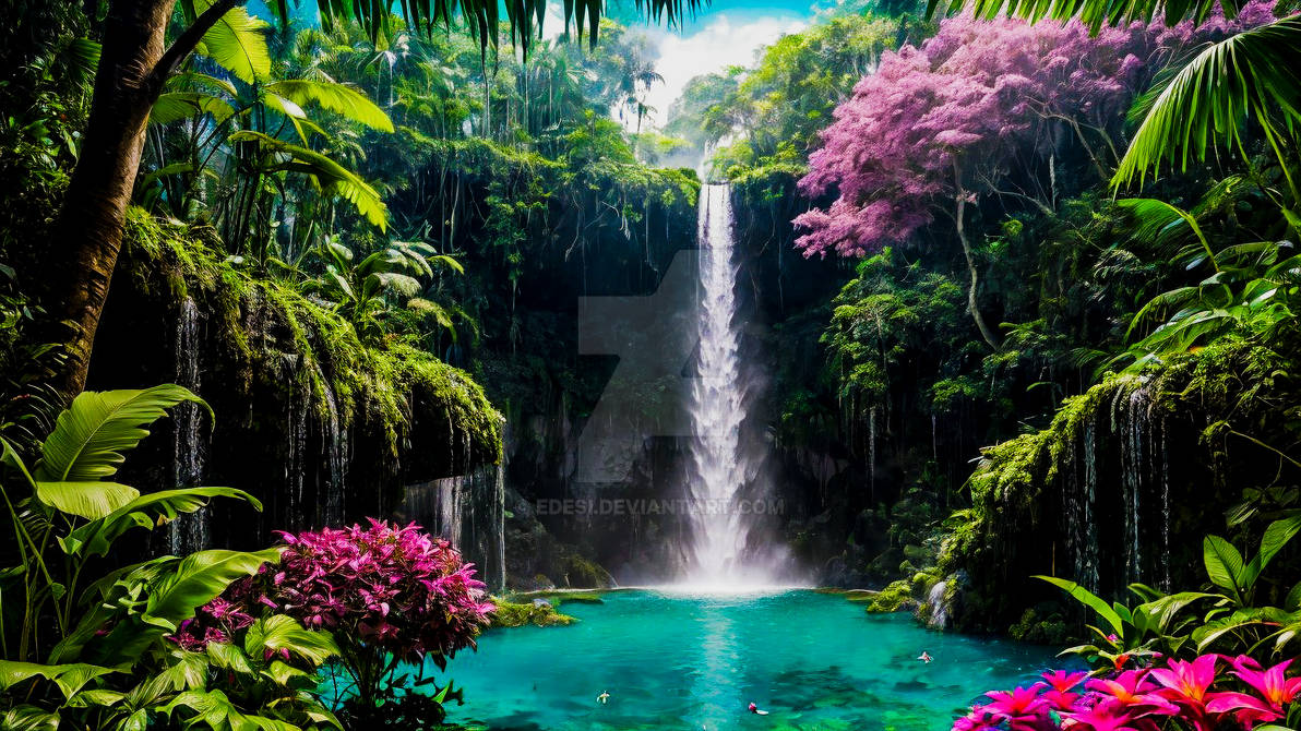 Waterfall Of The Abandoned By EDESI On DeviantArt waterfall-of-the-abandoned-by-edesi-on-deviantart