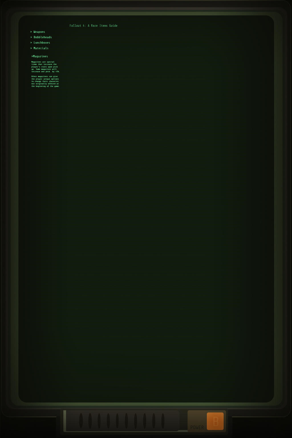 Fallout 4 Terminal Poster WIP by JessicaKDesign on DeviantArt