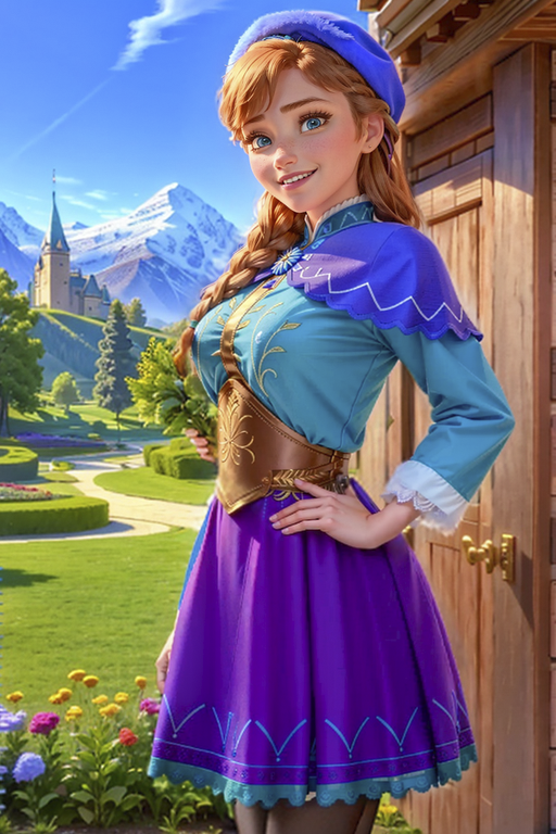 Anna Rbti Anna. Frozen. Fan art. by Novel-games on DeviantArt