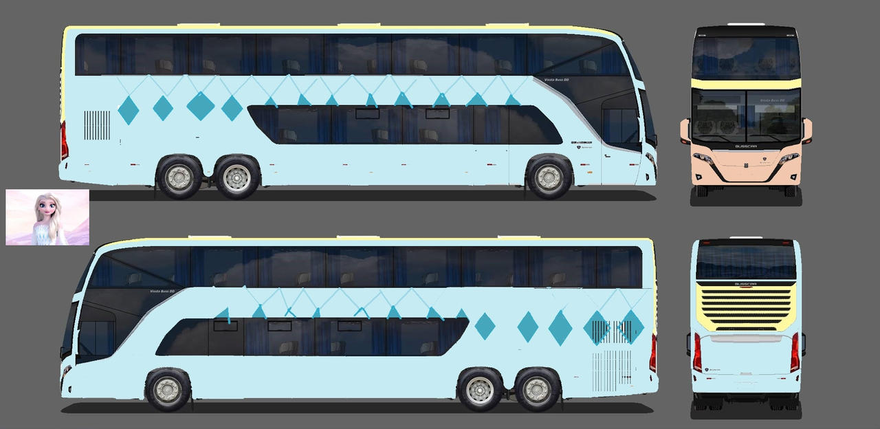 Frozen Bus frozen 2 elsa character bus by trucker1771 on DeviantArt