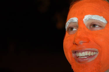 Orange Face.