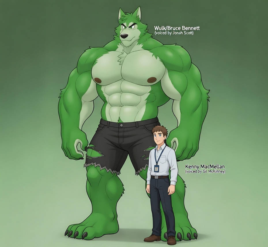 Wulk Bruce Bennett(AU Legoshi)/Wulk and Kenny MacMellan by YJWranglerFanBoy ...