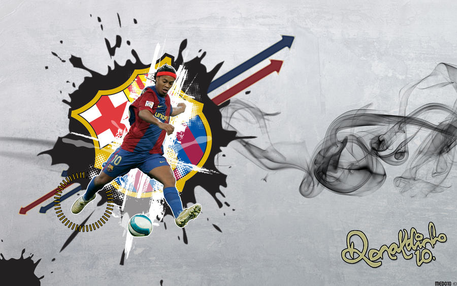 Ronaldinho Fc Barcelona Wallpaper 1 By Razer10 On Deviantart Ronaldinho Fc Barcelona Wallpaper 1 By Razer10 On Deviantart