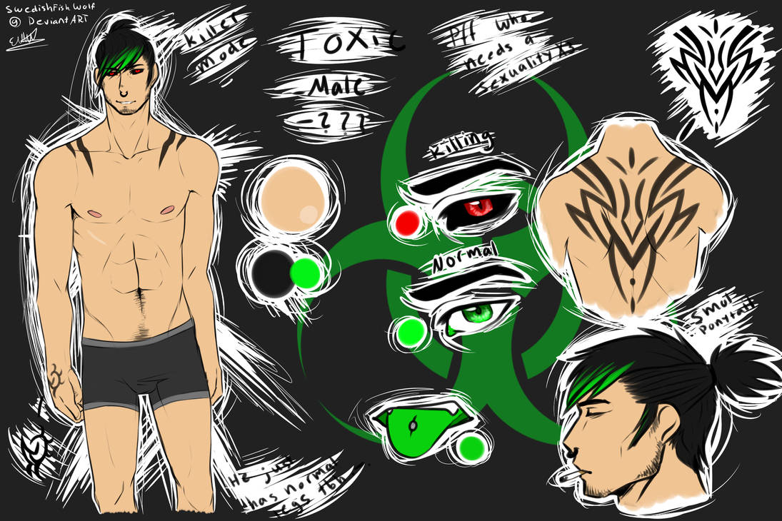 Toxic Reference Toxic Human Reference Sheet by TiddyLord on DeviantArt