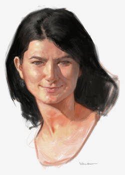 Portrait practice Lidia