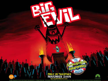 Big Evil Plankton Poster