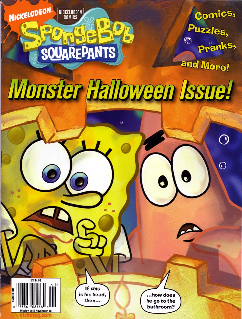 Halloween SpongeBob as Printed