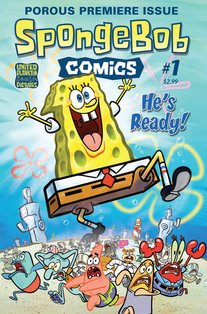 SpongeBob Comics Issue 1 Cover by shermcohen on DeviantArt