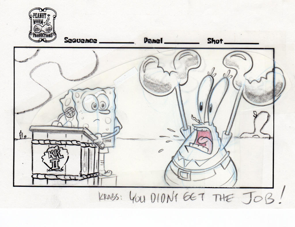 SpongeBob and Mr. Krabs - Movie Storyboard