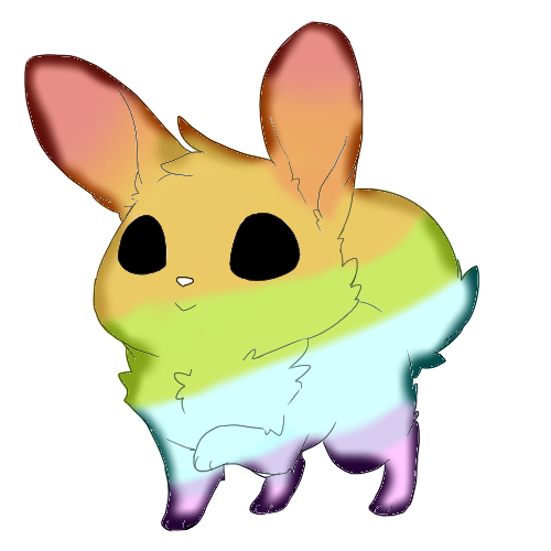 Rainbow Bunny 