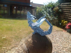 Origami dragon