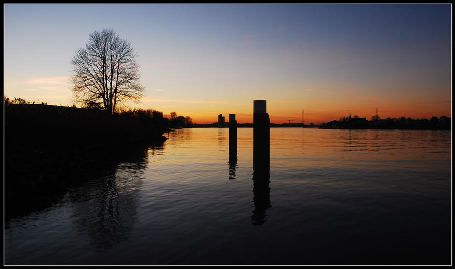 At the evening river