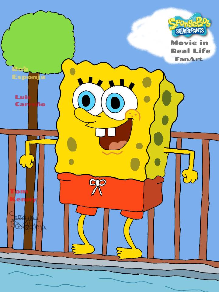 Bob Esponja a punto de tirarse| SpongeBob by SERGIBLUEBIRD16 on DeviantArt