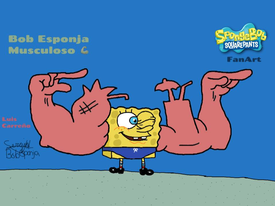 Bob Esponja Musculoso  SpongeBob SquarePants by SERGIBLUEBIRD16 on  DeviantArt