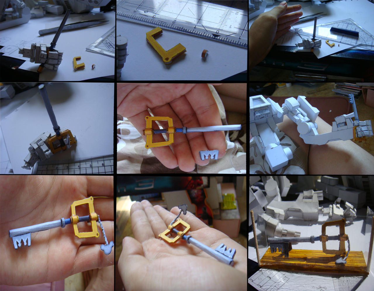 Free Papercraft Key Kingdom Key papercraft by KevKoe on DeviantArt