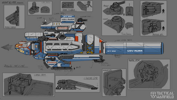 USV AURA - Wisp Class Frigate