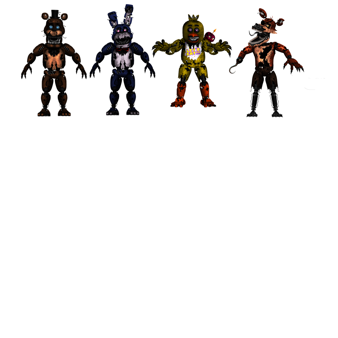 Nightmare classic animatronics by UltraFoxyLIS on DeviantArt