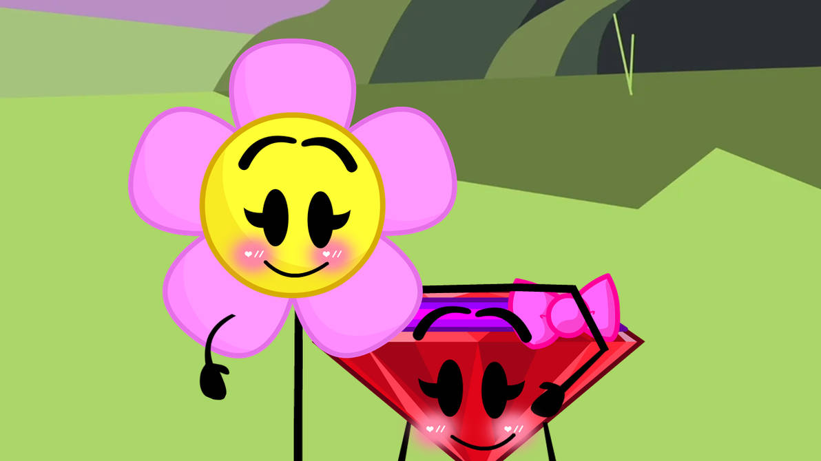 Bfdi Beach Ruby Me and Ruby at Pillary Ruins by Flower-BFDI on DeviantArt