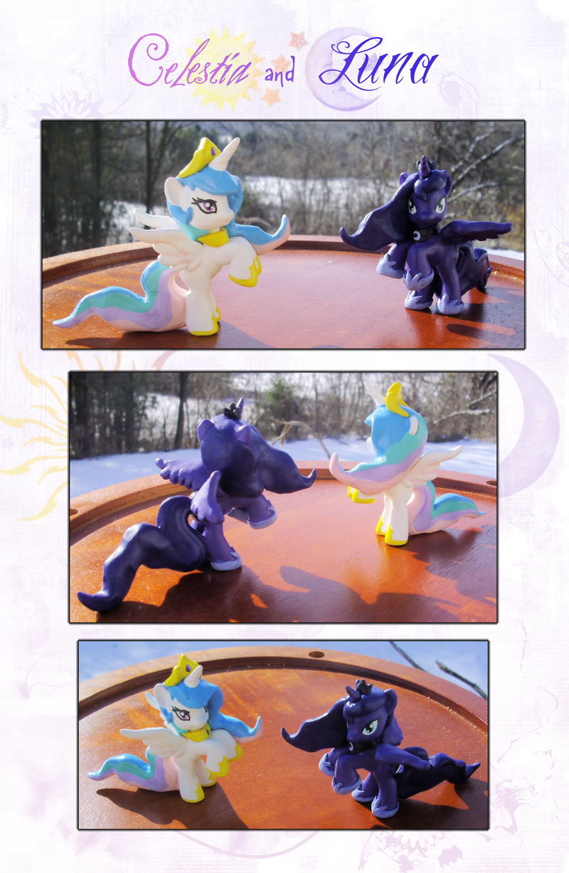 My Little Pony Luna and Celestia Blindbag Custom