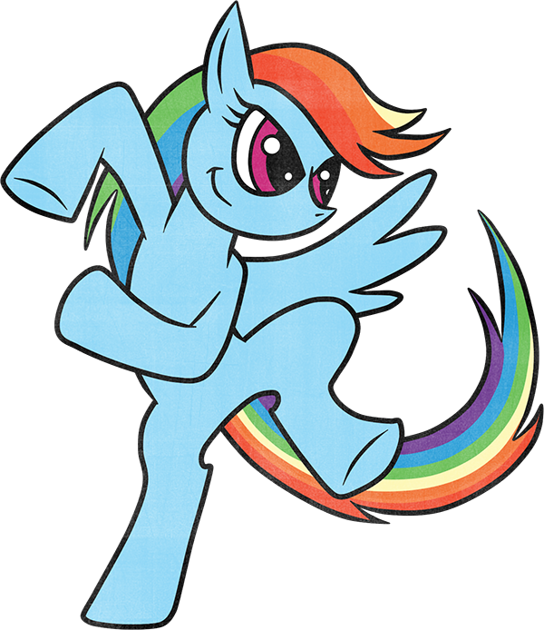 Rainbow Dash Gotta Go Fast shirt design