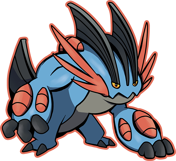 Pokemon Mega Swampert shirt design