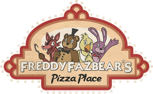 FNAF Freddy Fazbear Pizza Logo shirt design