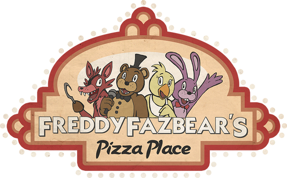 FNAF Freddy Fazbear Pizza Logo shirt design