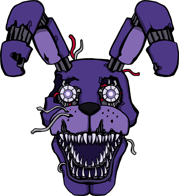 COMO DESENHAR NIGHTMARE BONNIE - FIVE NIGHTS AT FREDDY'S #fnaf #nightmare  #bonnie 