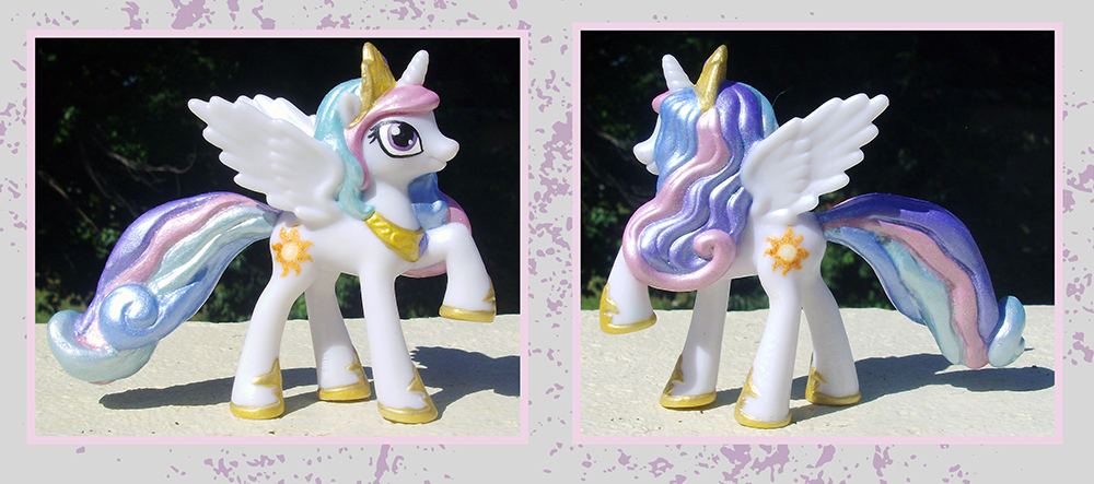 My Little Pony Custom - Princess Celestia by kaizerin