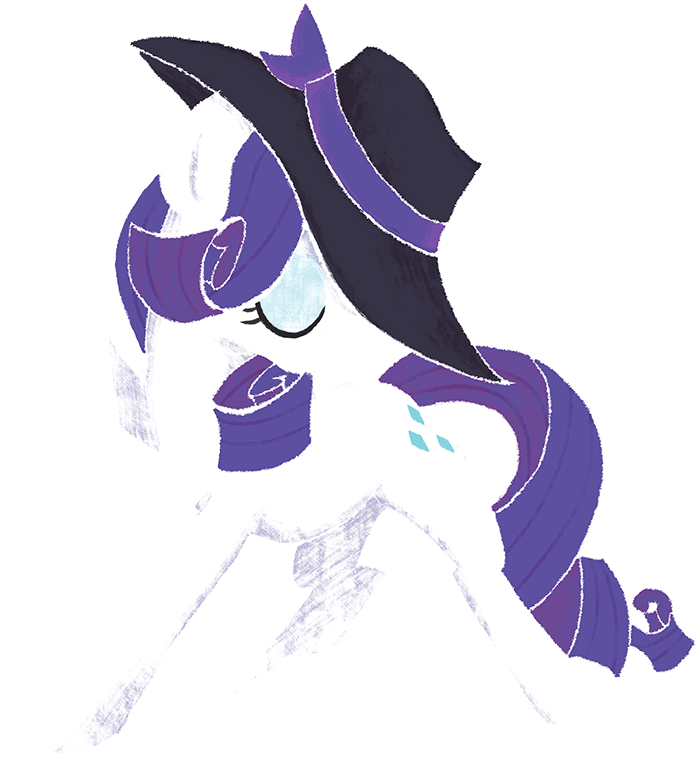 My Little Pony - Smooth Rarity by kaizerin
