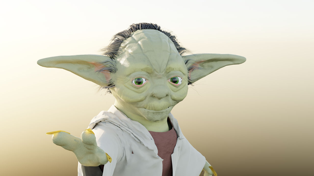 Yoda First Render by djgaskin99 on DeviantArt