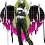 Full Body Kira Pink Neon Heart