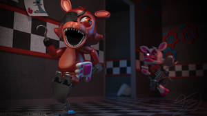 FNAF WORLD Adventure Foxy Wallpaper