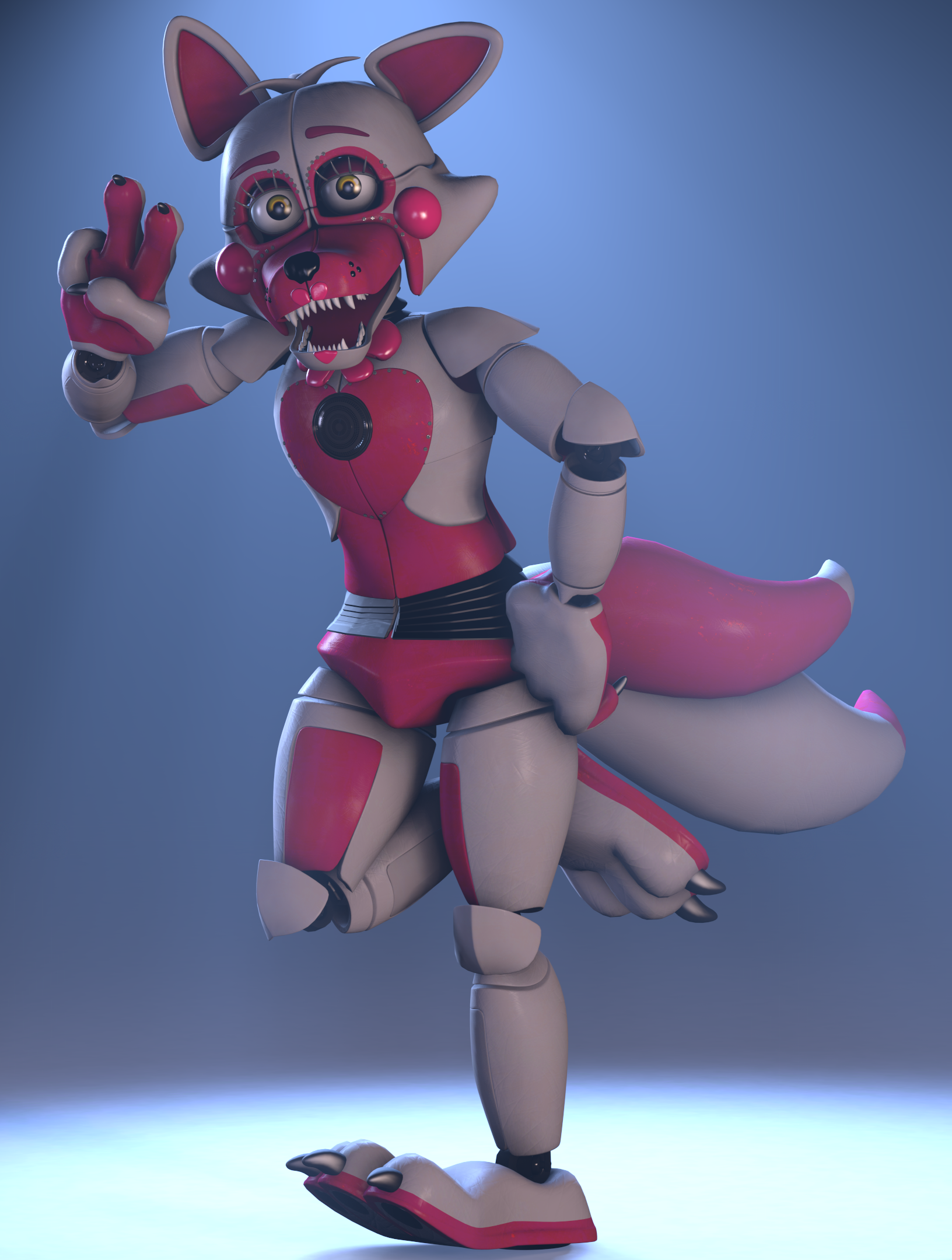 Funtime Foxy Design Funtime Foxy SFM teaser (Qutiix design) by Qutiix on DeviantArt