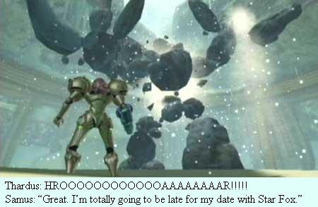 Metroid pic with funny caption