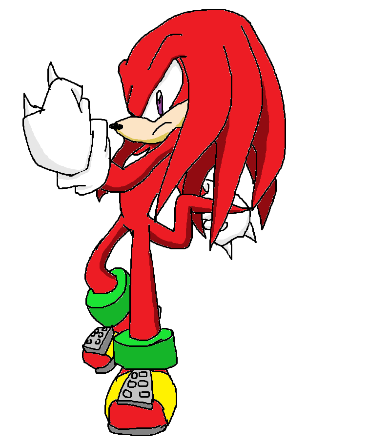 Easy drawing Knuckles