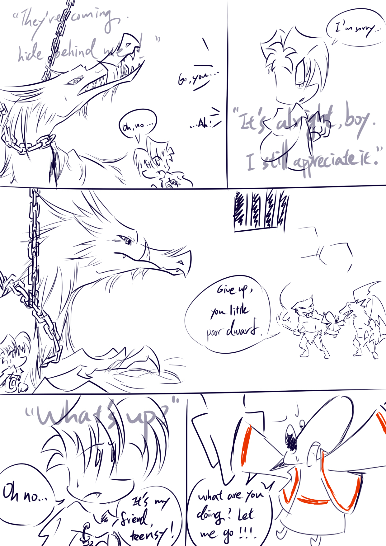 Rayman doodle comic:meet Dragon p3