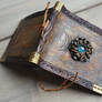 Spell book style wallet - Mystic - Leather wallet.