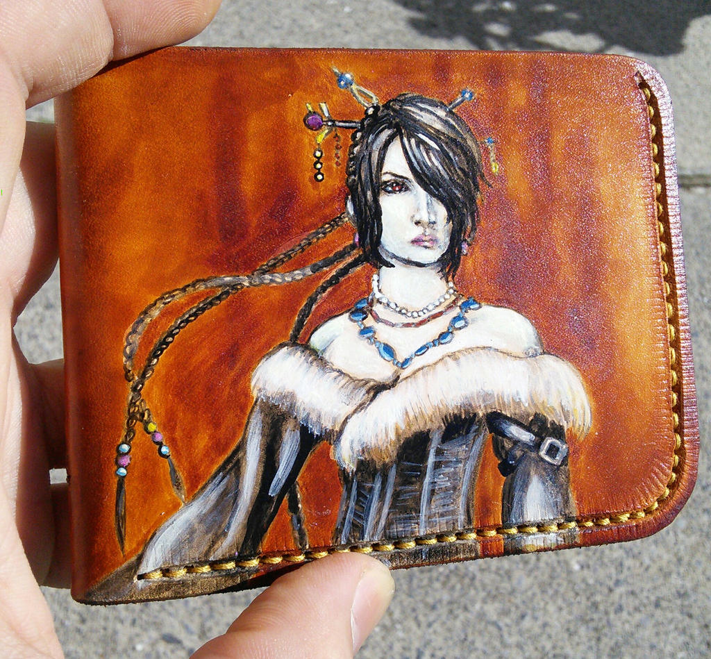 Final Fantasy X Lulu leather wallet