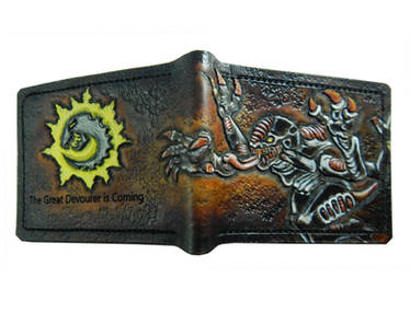 Warhammer Tyranid leather wallet