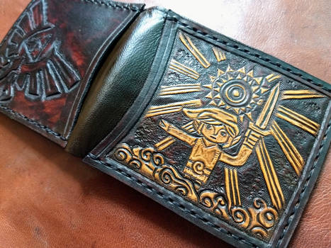 Wind waker link leather wallet