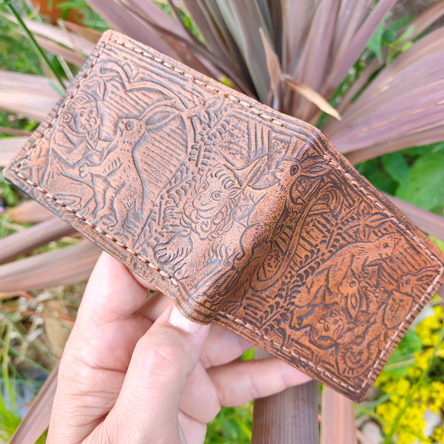 Marginalia medieval party leather wallet - photo by Bubblypies on ...