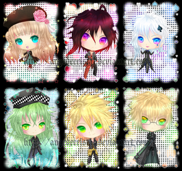 + Amnesia + Chibi Set +