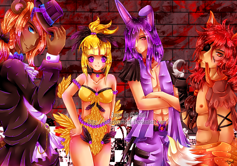 Fnaf anime human fans updated - Fnaf anime human fans