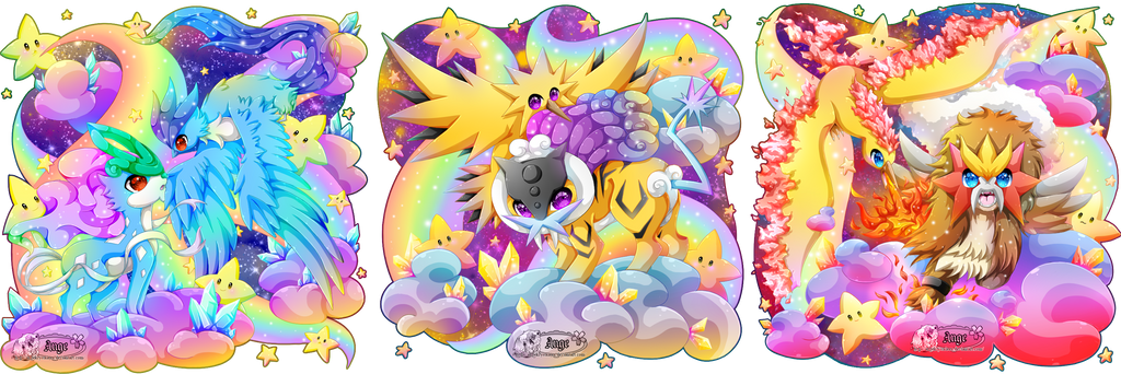 + Pkmn Rainbow + Legendary + by AngeKrystaleen + Pkmn Rainbow + Legendary + by AngeKrystaleen